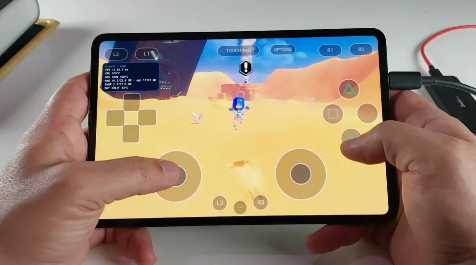 AstroBot on a tablet
