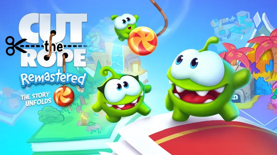 Cut the Rope Remastered promo image from Play Store
