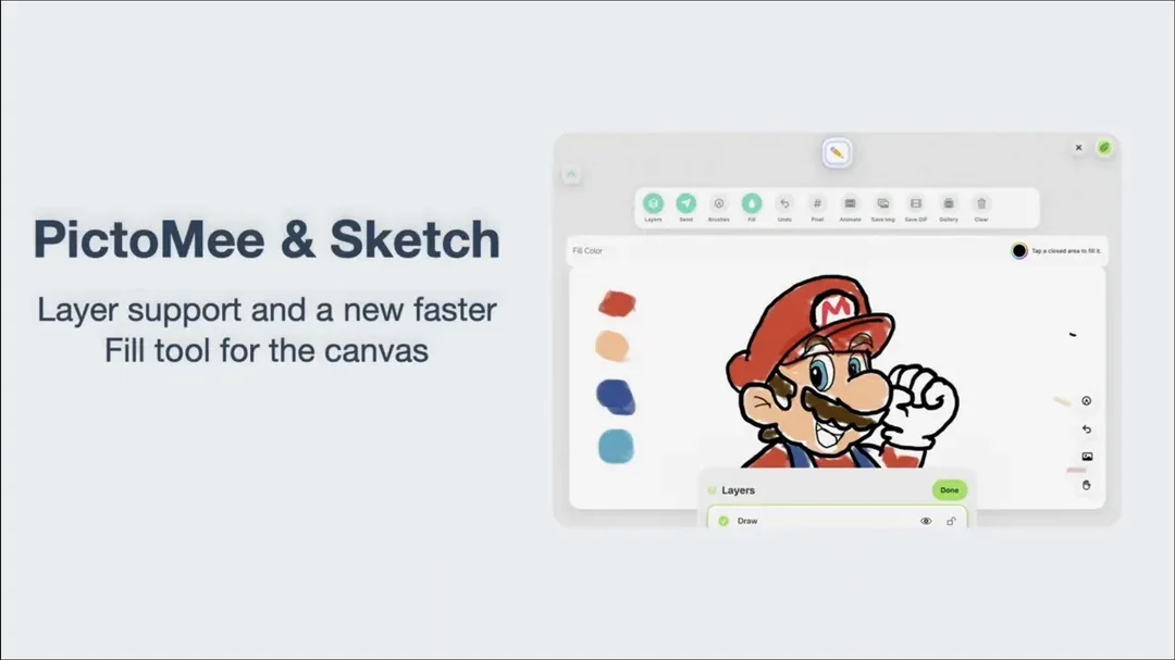 PictoMee and sketch