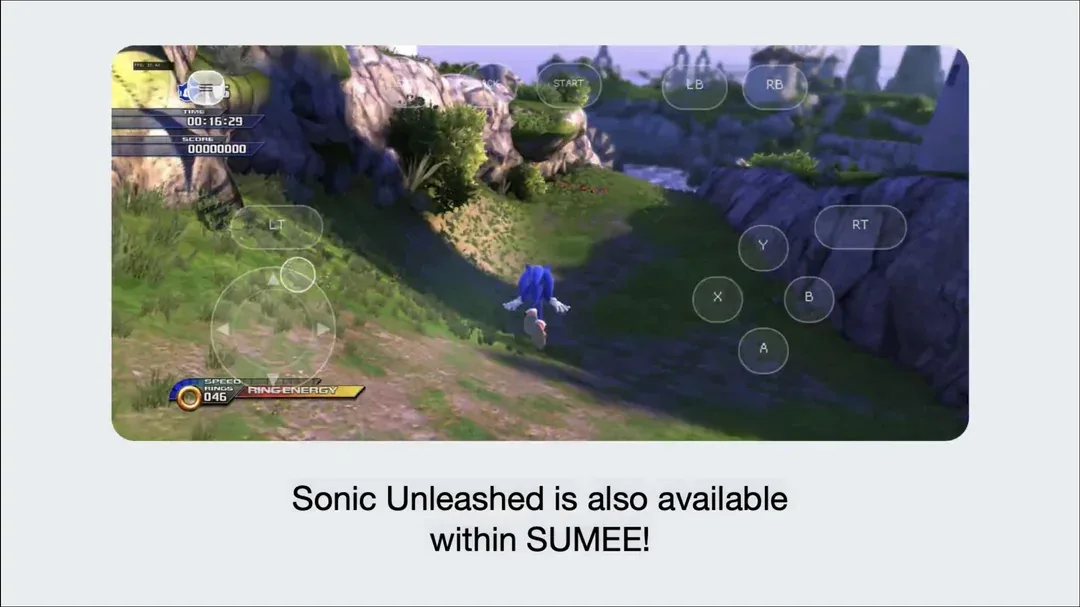 Sonic Unleashed within SUMEE
