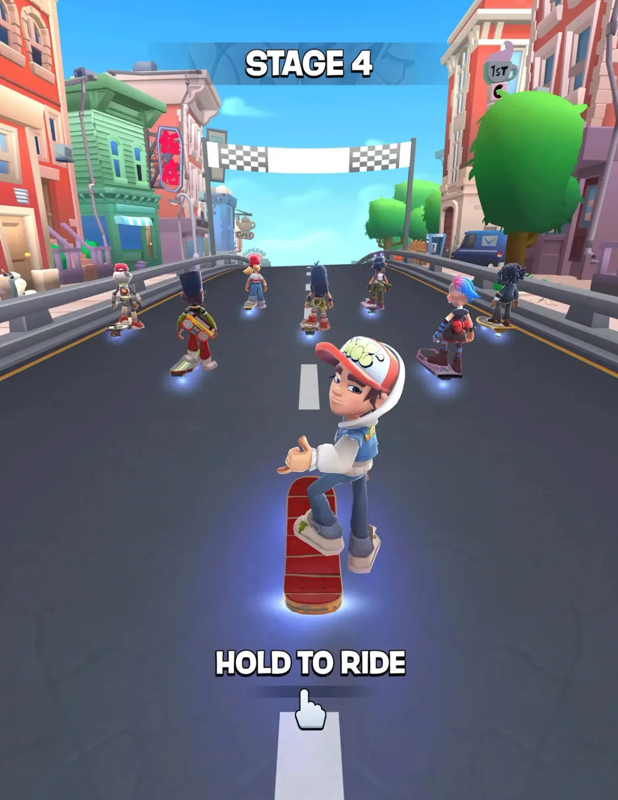 Super Rush Legends race start